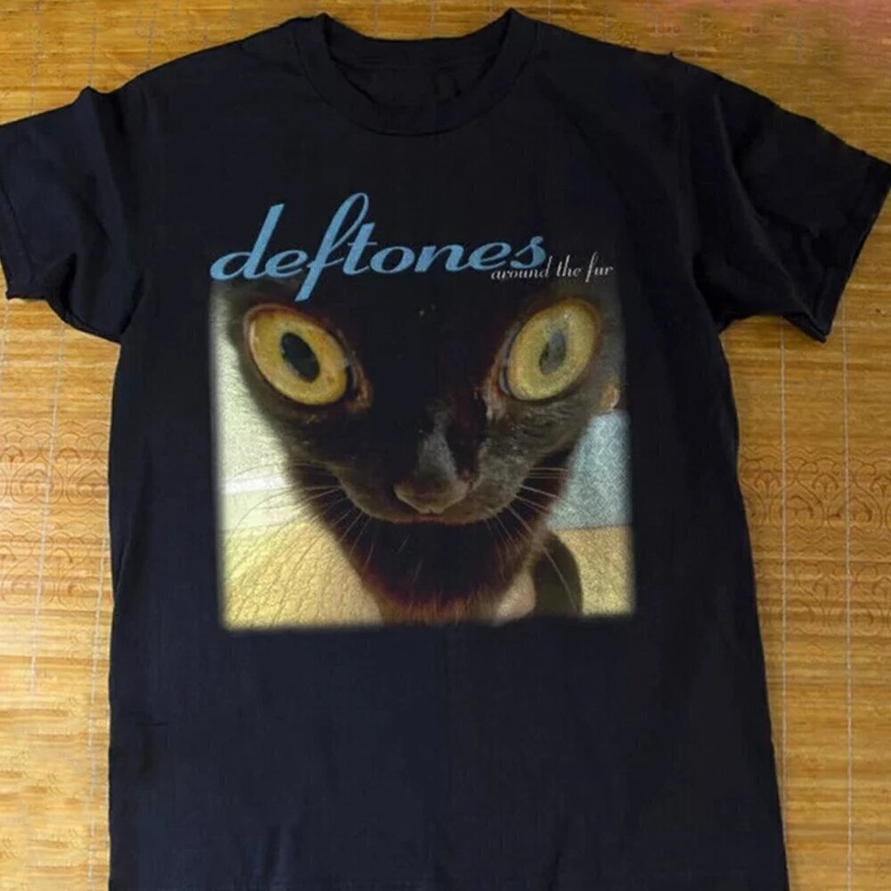 Deftones Around The Fur Cat Parody Alternative Rock Band Graphic Unisex T-Shirt